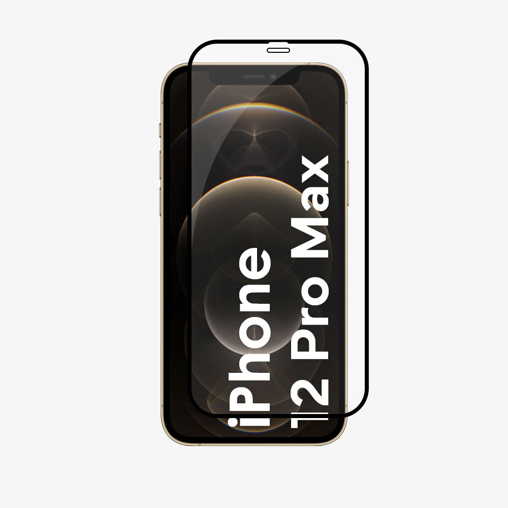 5D Full Cover Tempered Glass Screen Protector for iPhone 12 Pro Max (10 Pcs / Pack)