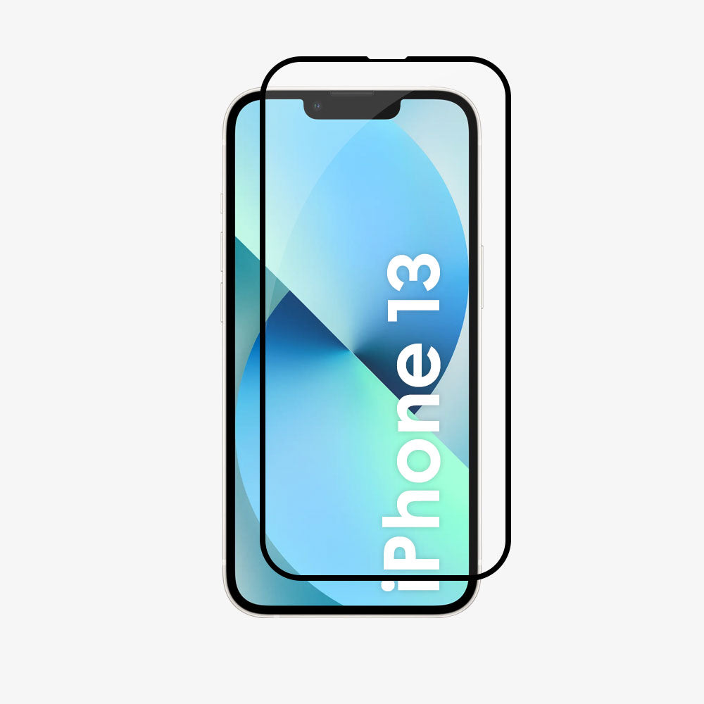 5D Full Cover Tempered Glass Screen Protector for iPhone 13 (10 Pcs / Pack)