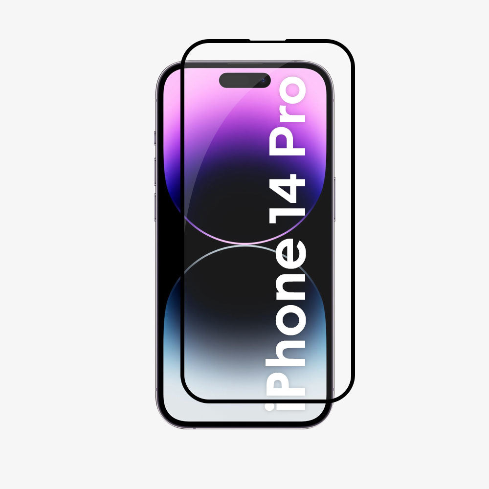 5D Full Cover Tempered Glass Screen Protector for iPhone 14 Pro (10 Pcs / Pack)