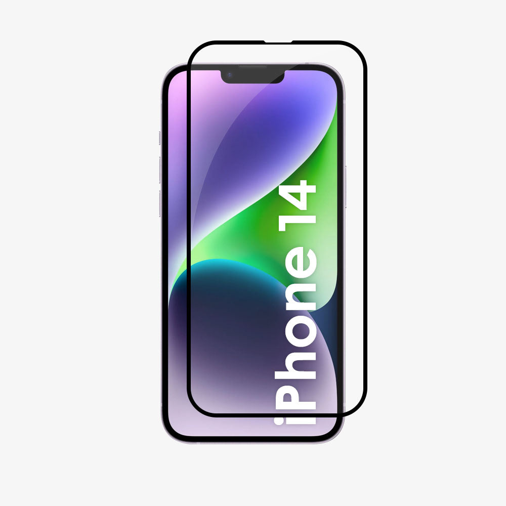 5D Full Cover Tempered Glass Screen Protector for iPhone 14 (10 Pcs / Pack)