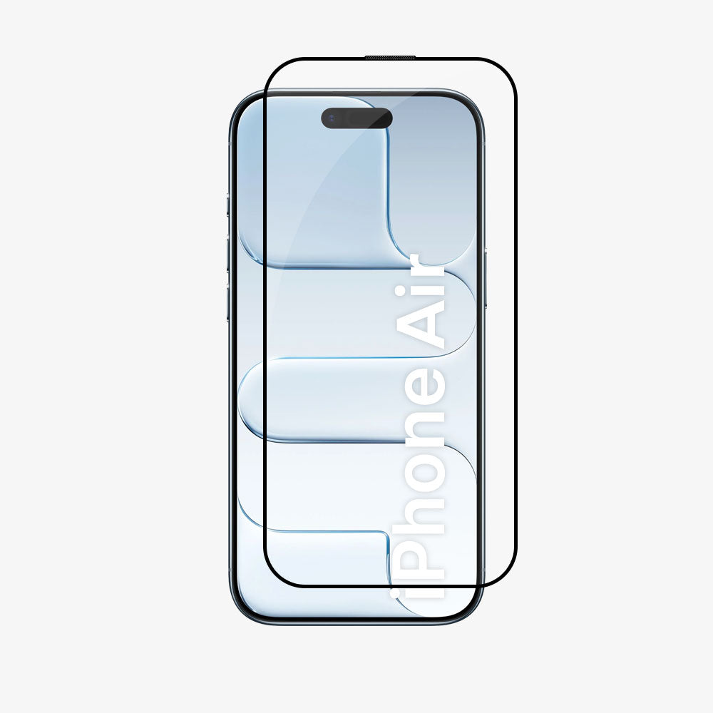 5D Full Cover Tempered Glass Screen Protector for iPhone Air (10 Pcs / Pack)