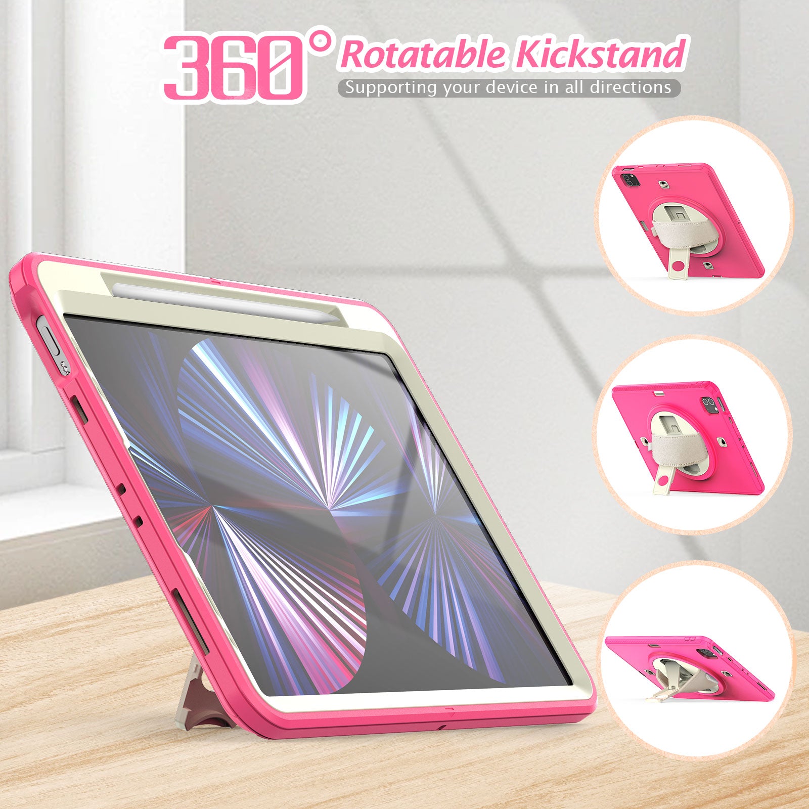 Kids Shockproof Strap Stand Case for iPad Air 4 / Air 5 10.9" (2020/2022) / Pro 11 (2018/2020/2021)