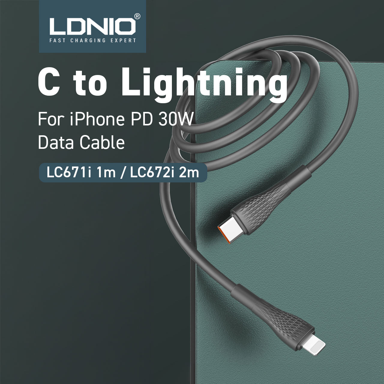 [LC671i / LC672i] 30W Type-C to Lightning Data Cable