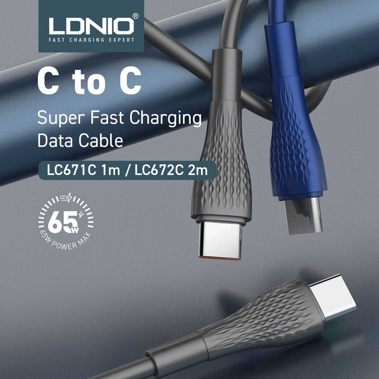 [LC671c / LC672c] 65W Type-C to Type-C Data Cable