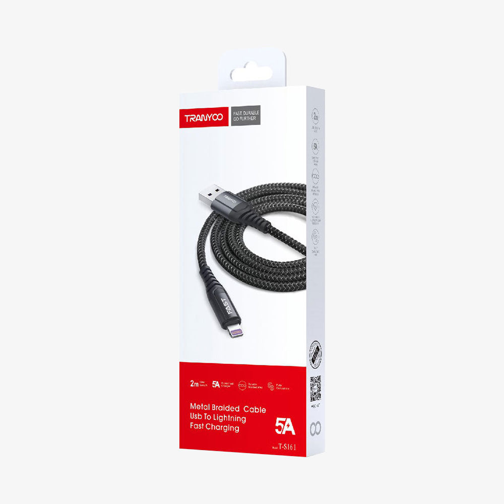 [T-S16I] USB to Lightning Data Cable 2m