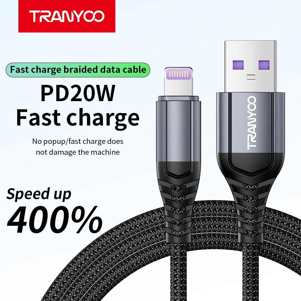 [T-S15I] USB to Lightning Data Cable 1m