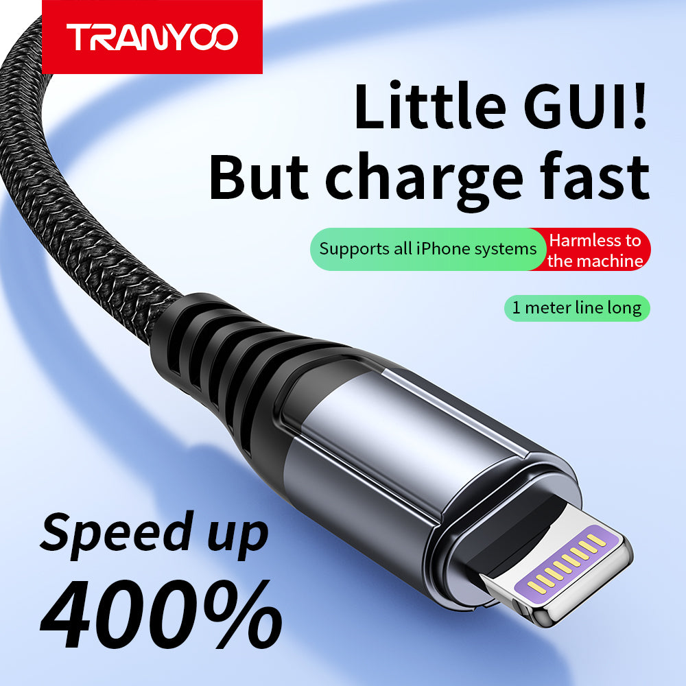 [T-S15I] USB to Lightning Data Cable 1m