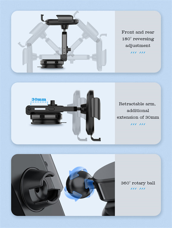 [MW21-1] Wireless Charging Car Phone Holder