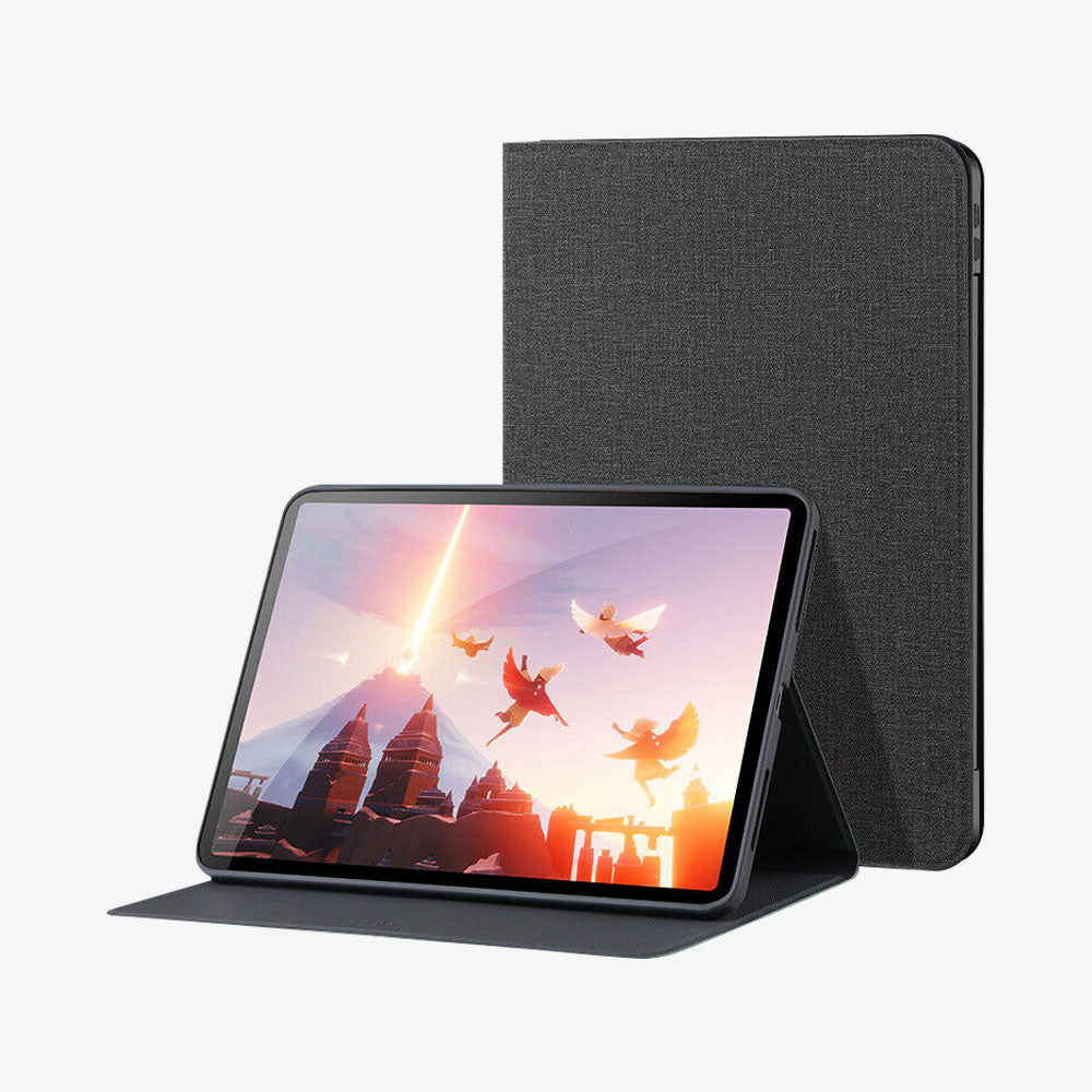 360 Degrees Rotaion Flip Canvas Stand Cover for iPad 9.7"