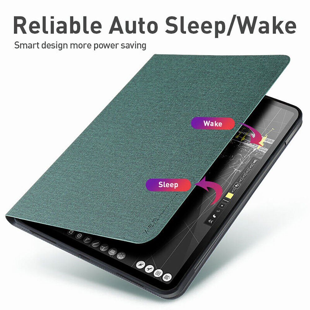 360 Degrees Rotaion Flip Canvas Stand Cover for iPad 10.9"