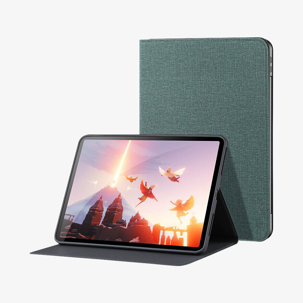 360 Degrees Rotaion Flip Canvas Stand Cover for iPad 9.7"