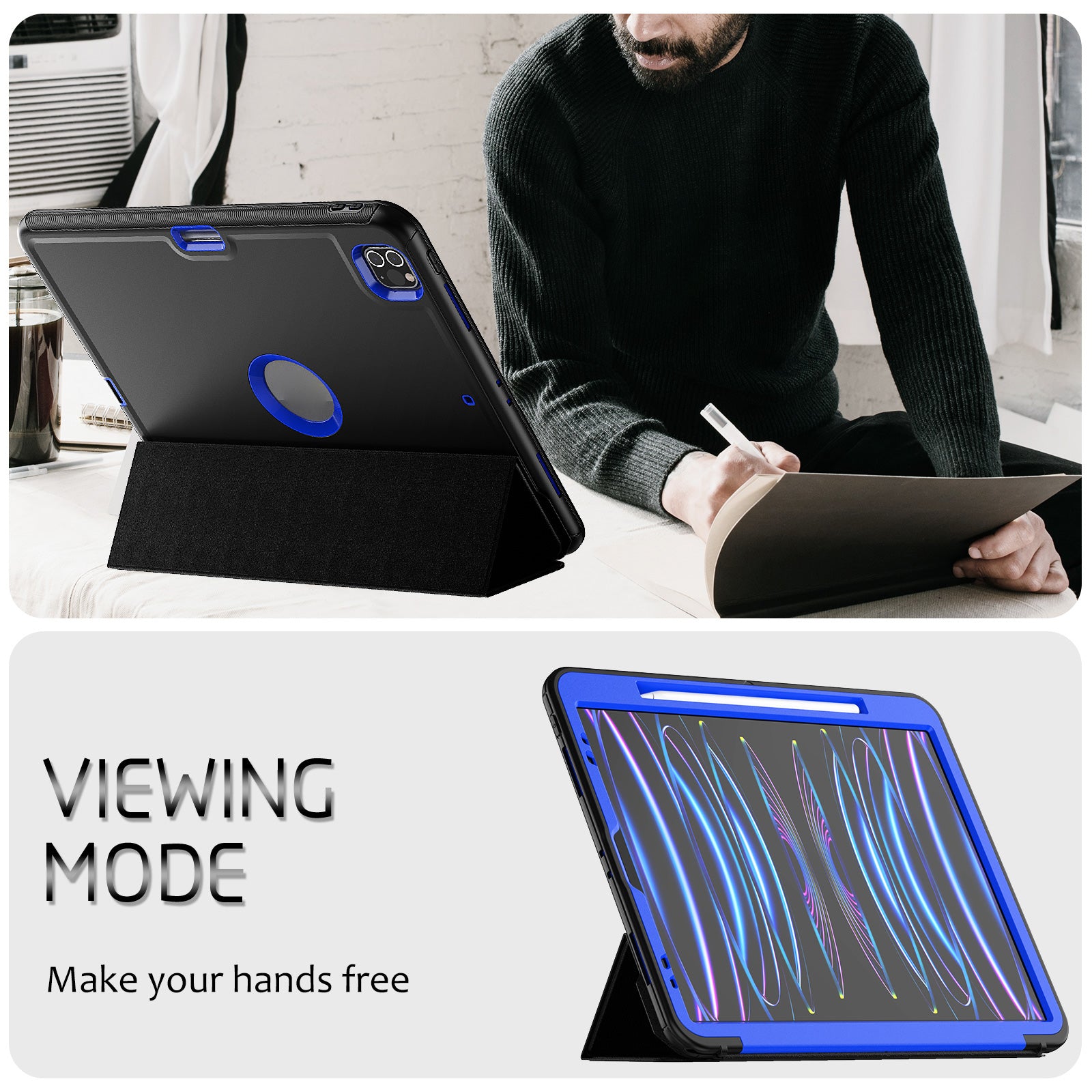 Auto Sleep wake Case for iPad Pro 12.9" (2020/2021)