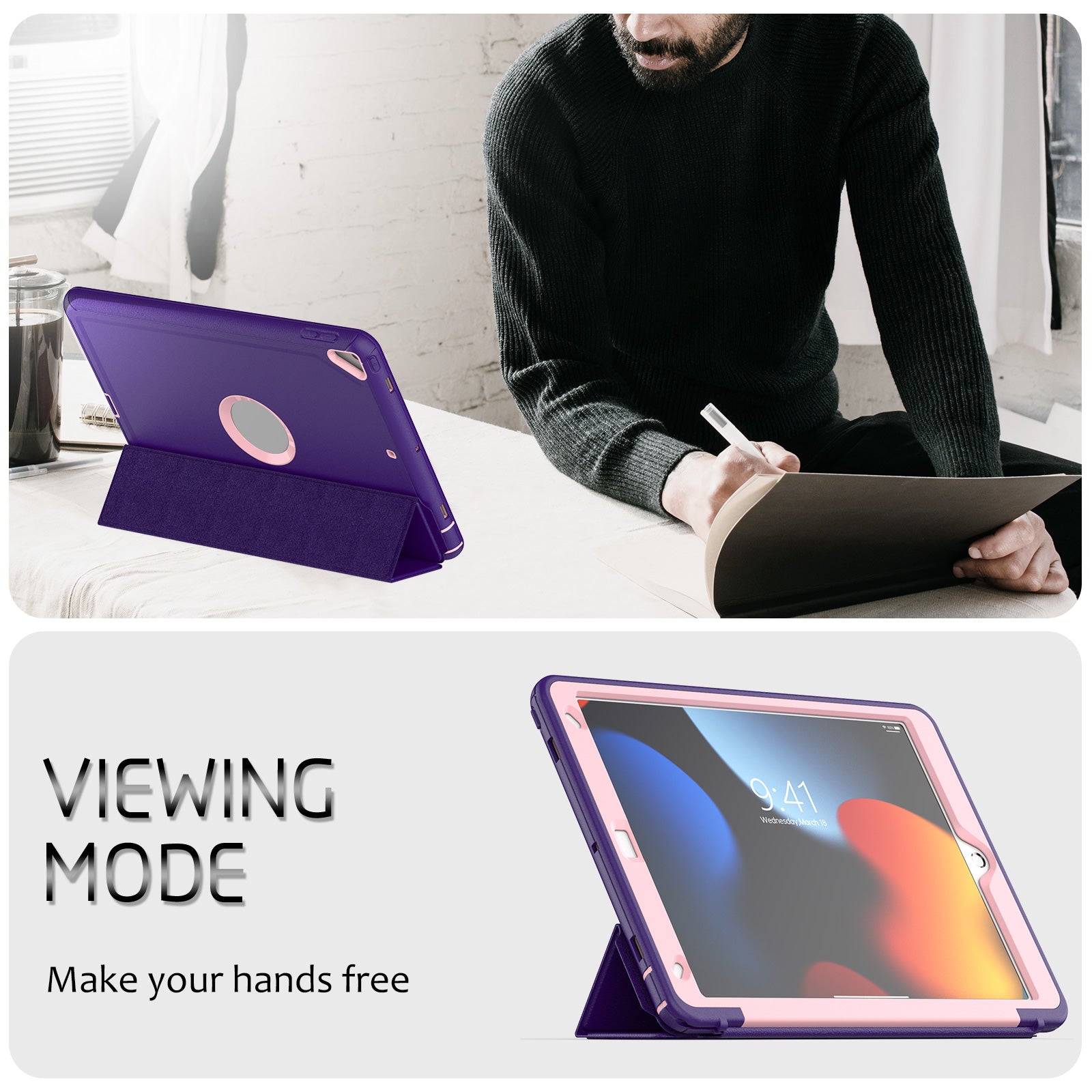 Auto Sleep wake Case for iPad 10.2" (2019/2020/2021)