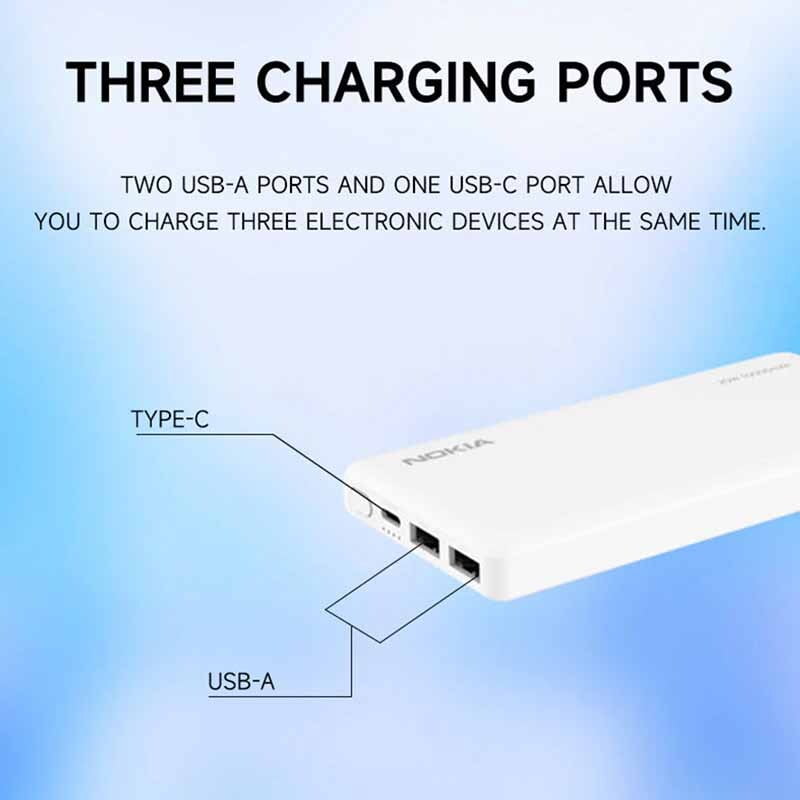 Nokia 20W Fast-charging Power Bank PD+QC 10000 mAh