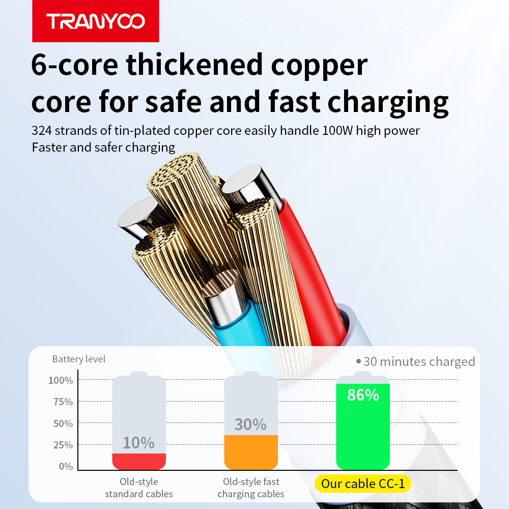 [CC-1] 100W Type-C to Type-C Data Cable 1.2m