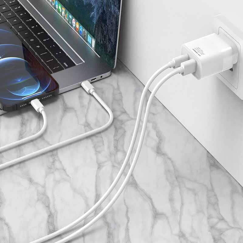 iVolta BOOST↑GaN 30W USB-C PD + USB-A Wall Charger [Certified]