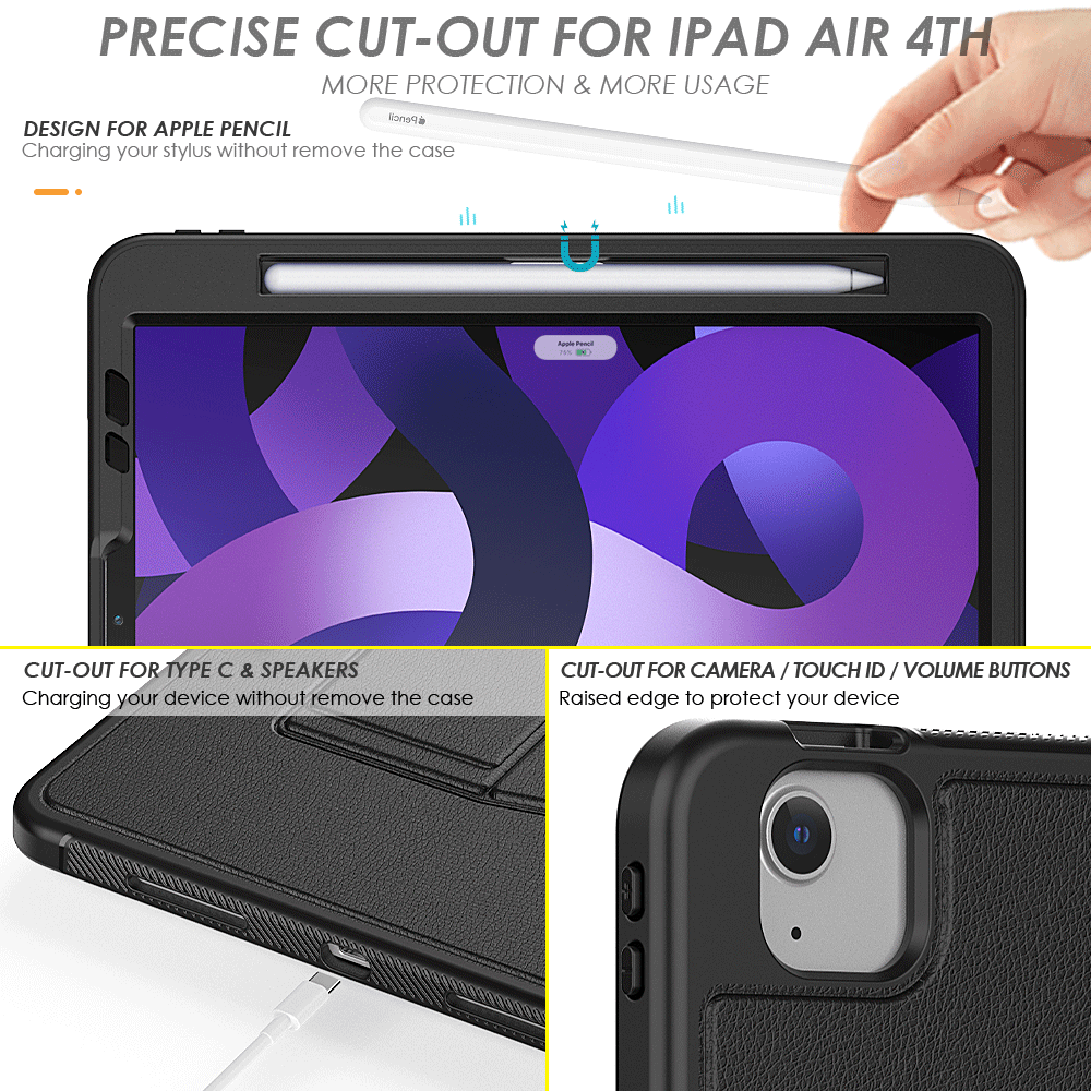 Unicon Defender [All in One] Case for iPad Air 4 / Air 5 10.9" (2020/2022) / Pro 11 (2018/2020/2021)