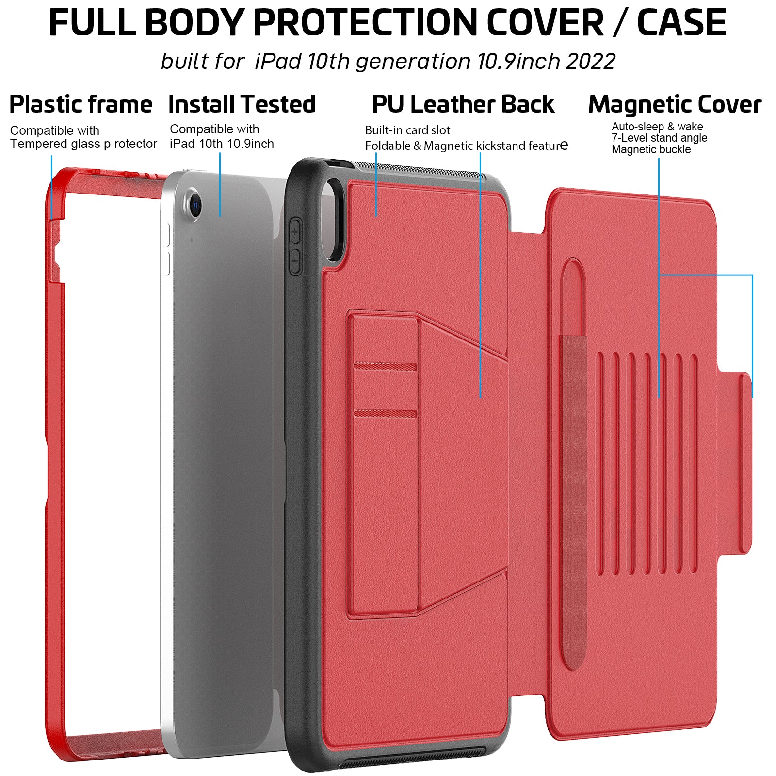 Unicon Defender [All in One] Case for iPad 10th gen 10.9" (2022)