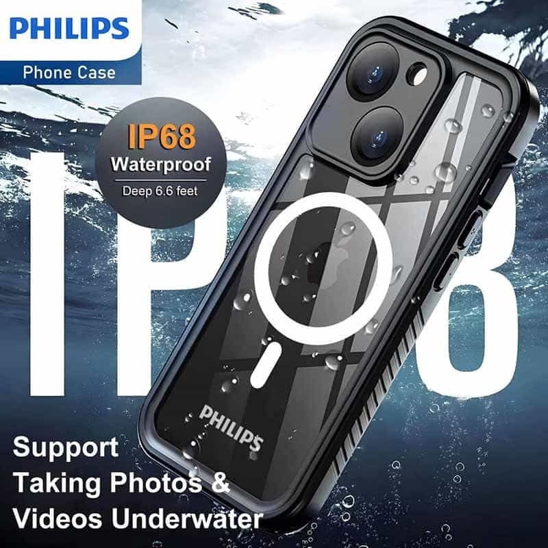 Philips Waterproof Case With MagSafe For iPhone 15