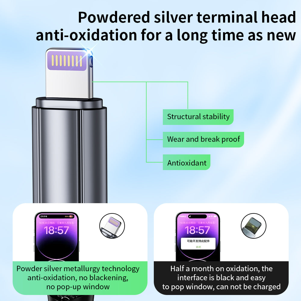 [T-S15I] USB to Lightning Data Cable 1m