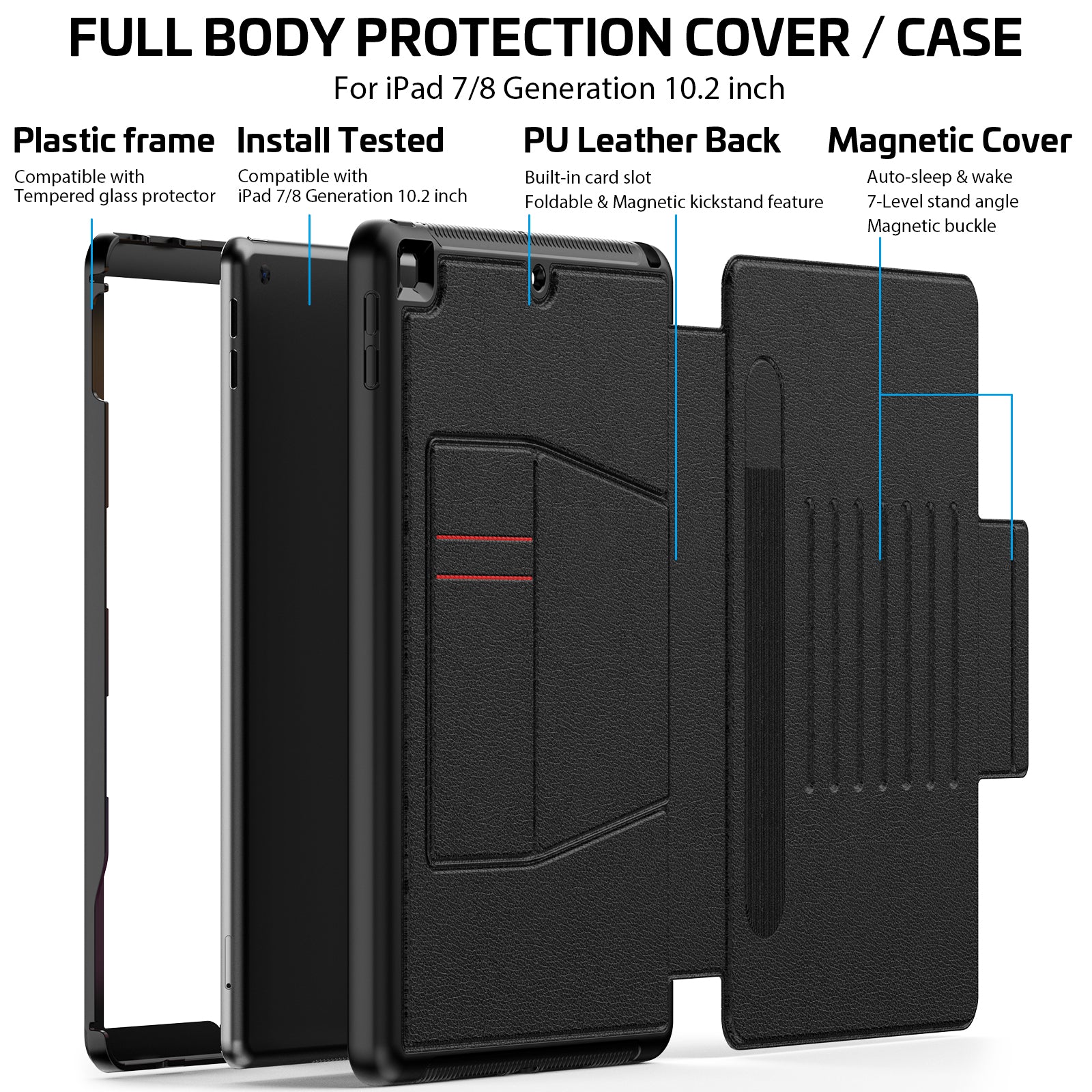 Unicon Defender [All in One] Case for iPad 10.2" (2019/2020/2021)