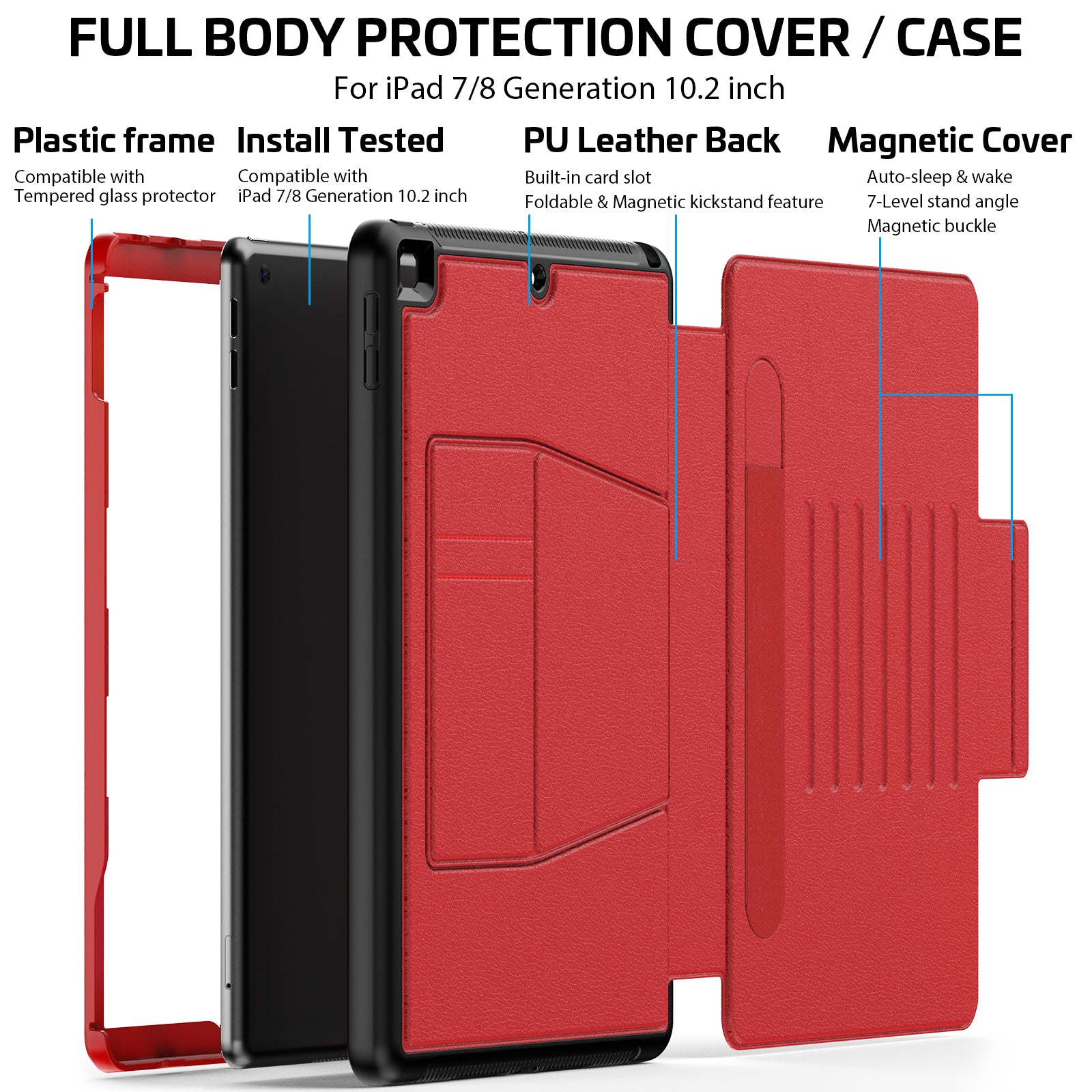 Unicon Defender [All in One] Case for iPad 10.2" (2019/2020/2021)