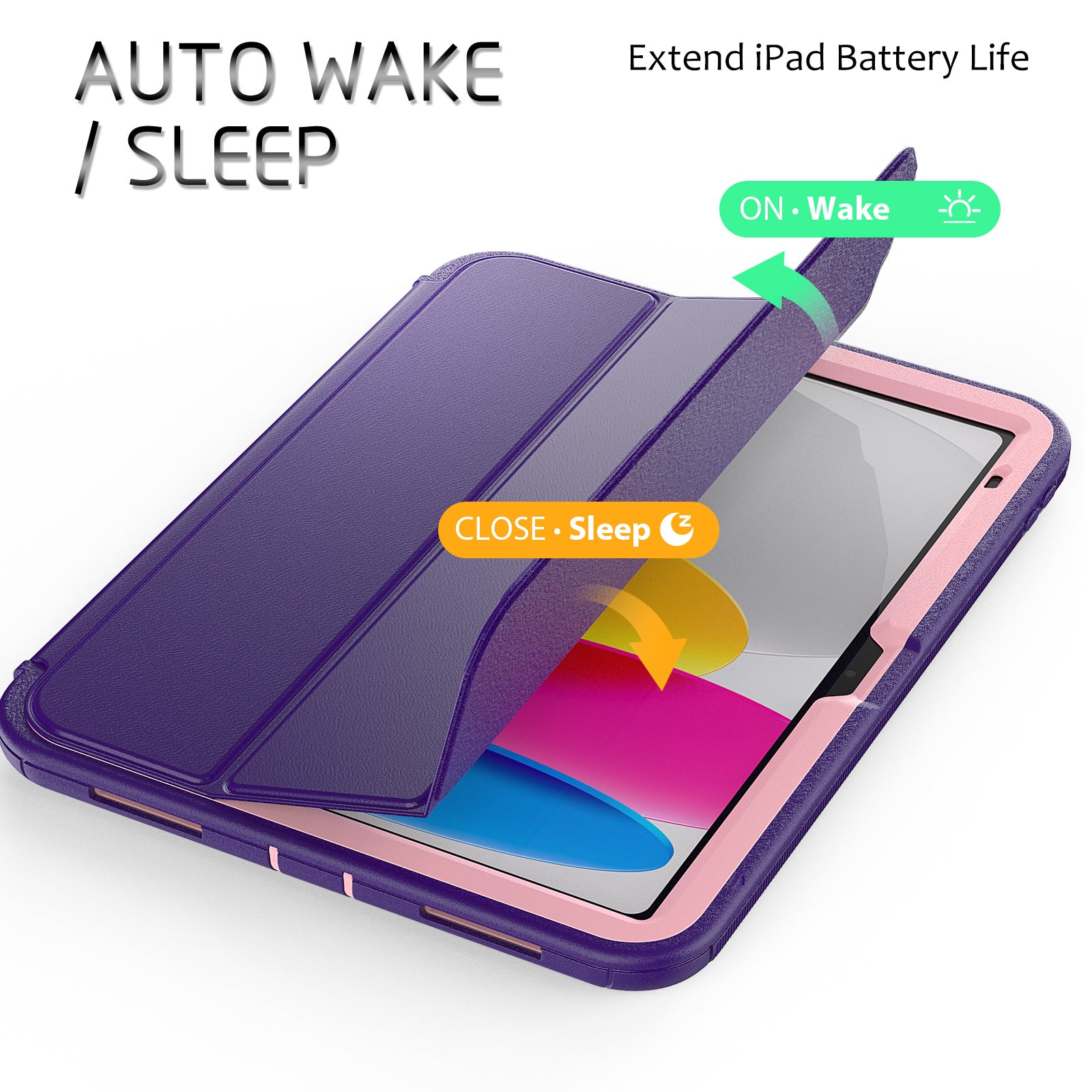 Auto Sleep wake Case for iPad 10th Gen 10.9" (2022)