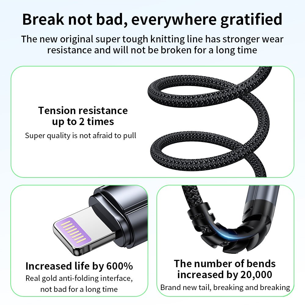 [T-S15I] USB to Lightning Data Cable 1m