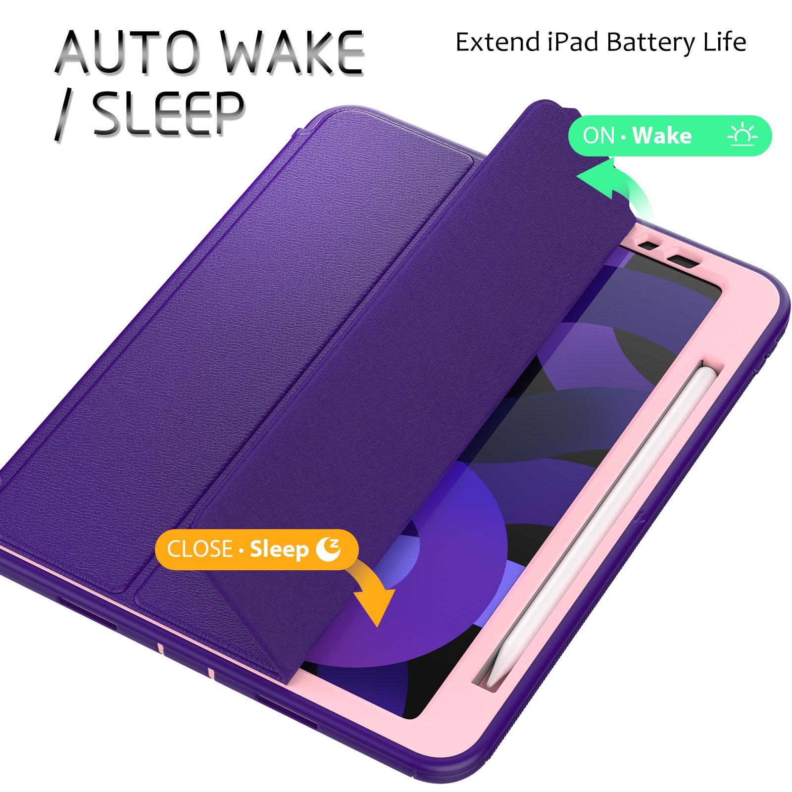 Auto Sleep wake Case for iPad Air 4 / Air 5 10.9" (2020/2022) / Pro 11 (2018/2020/2021)