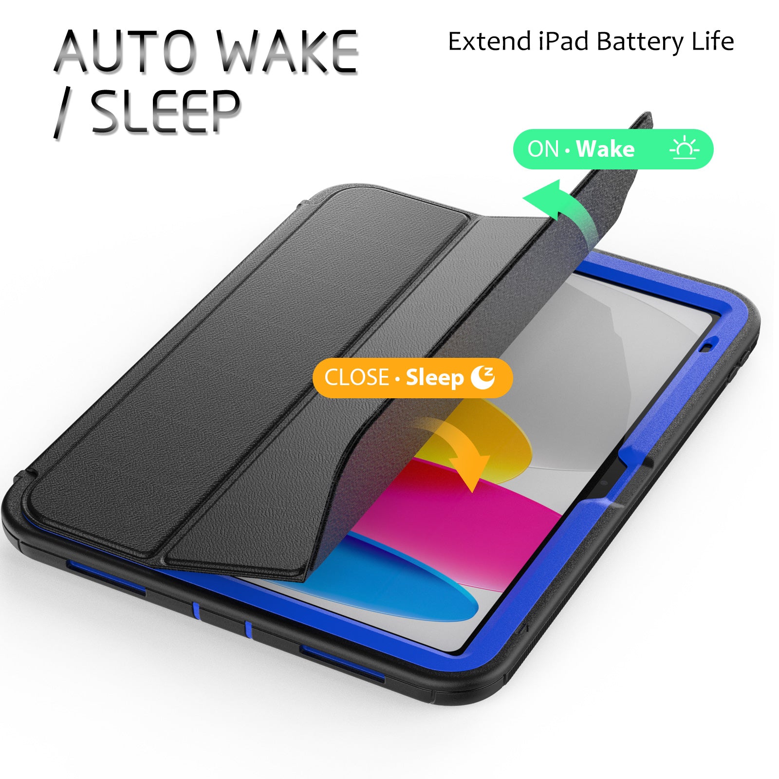 Auto Sleep wake Case for iPad 10th Gen 10.9" (2022)