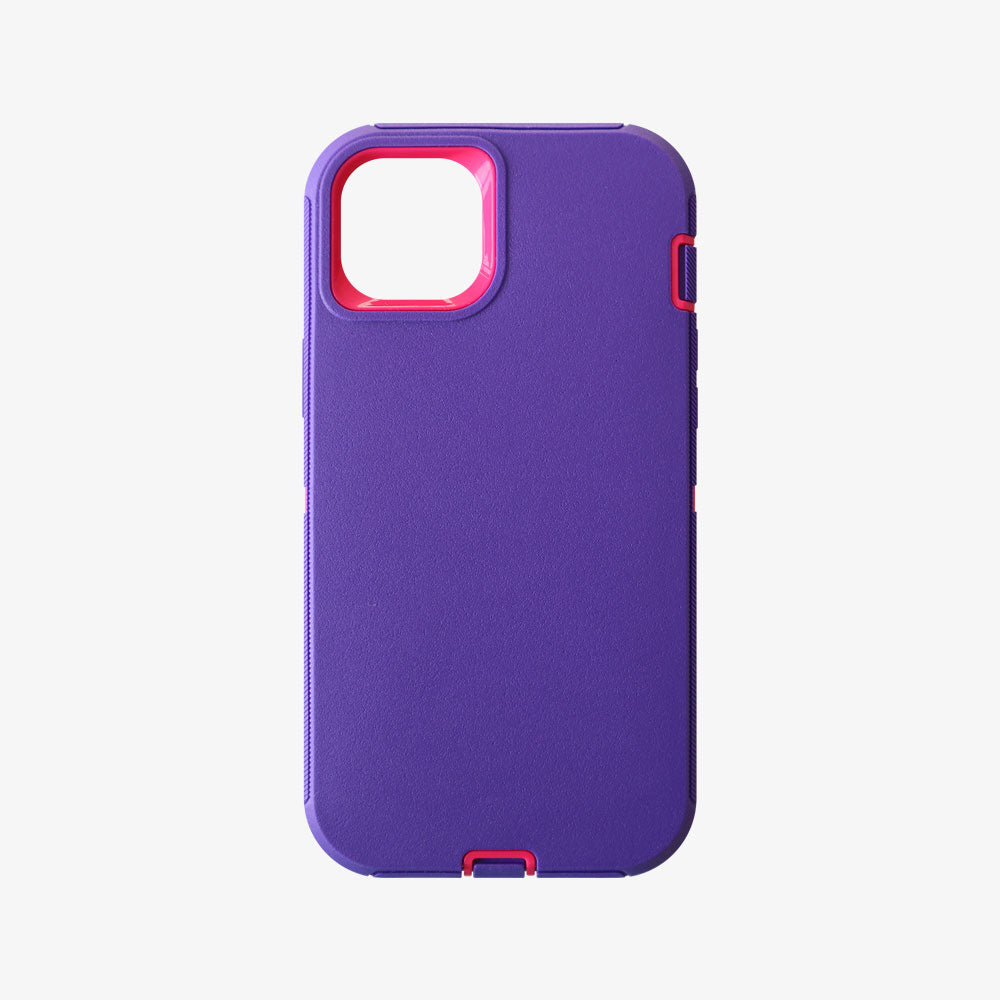 Heavy Duty Defender Case with Clip for iPhone 15 Plus