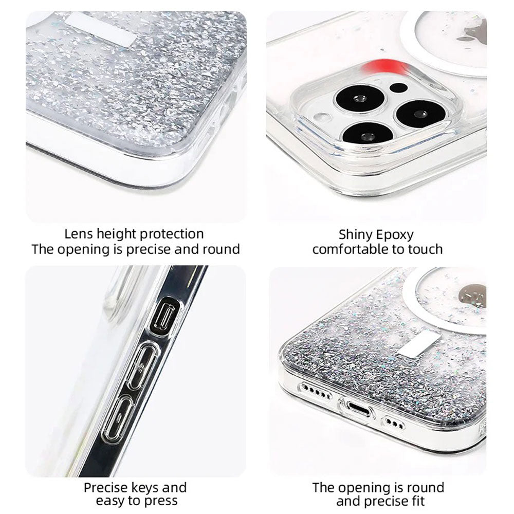 Glitter MagSafe Case for iPhone 15