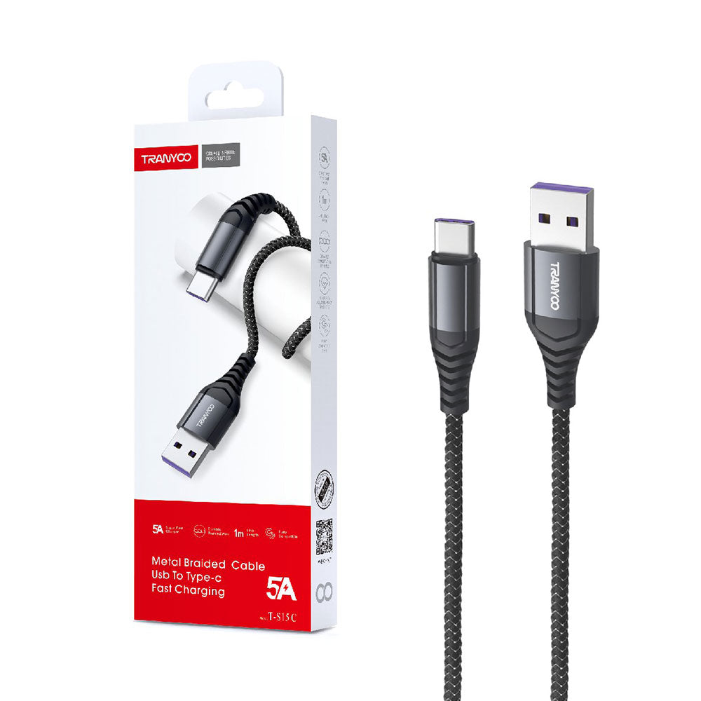 [T-S15C] USB to Type-C Data Cable 1m