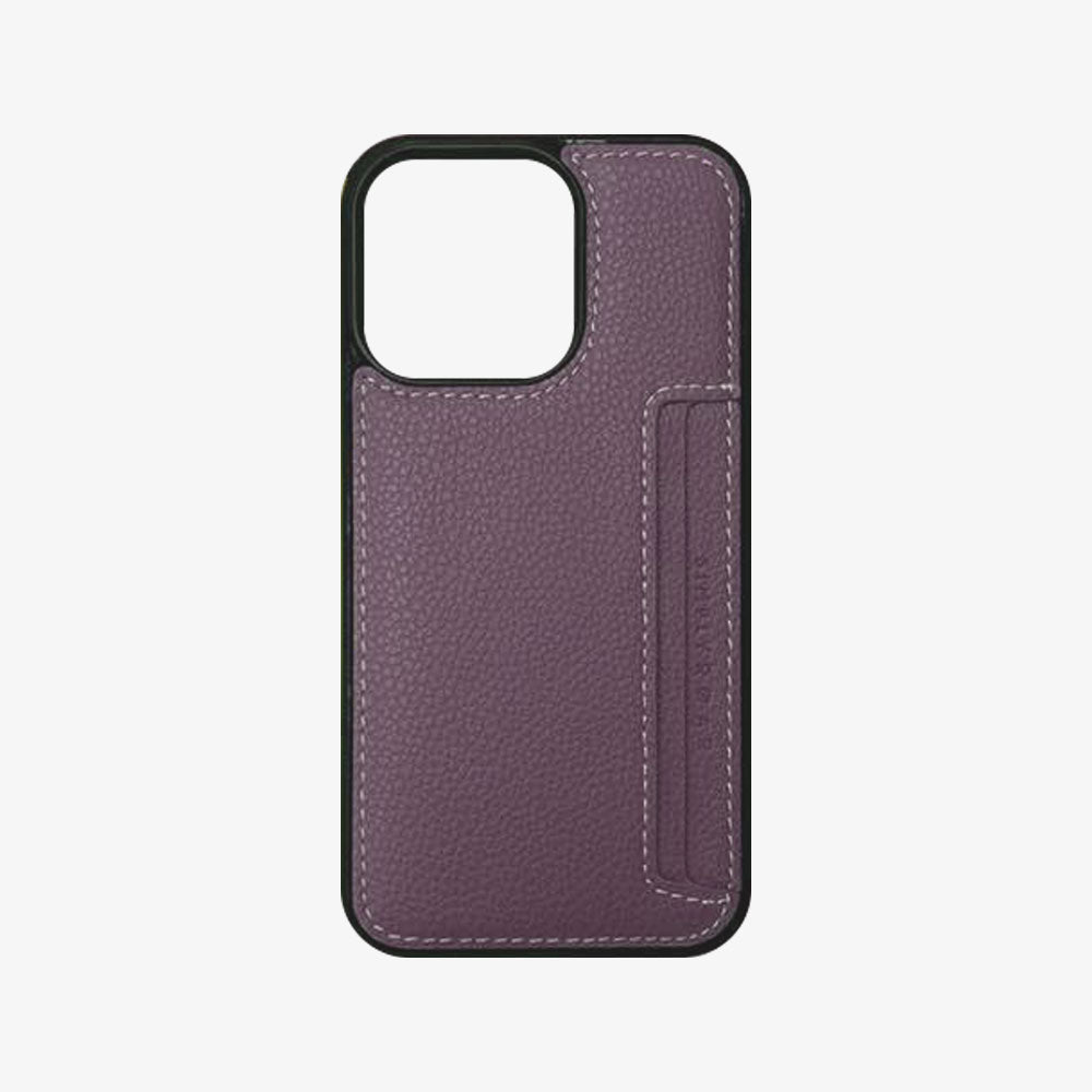 Tow Card Leather Case for iPhone 15 Plus