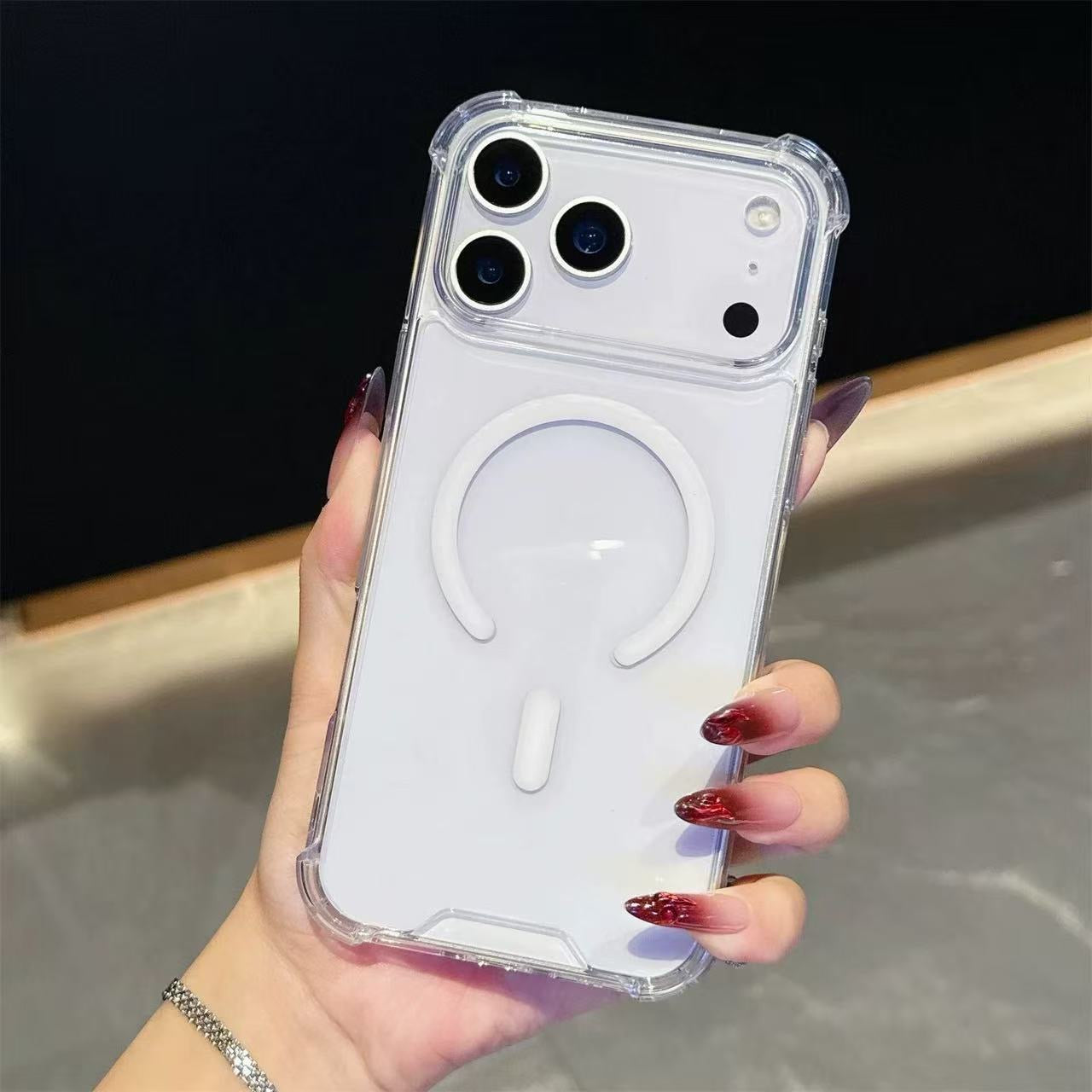 US Crystal Bumper Case for iPhone 17 Pro Max with MagSafe