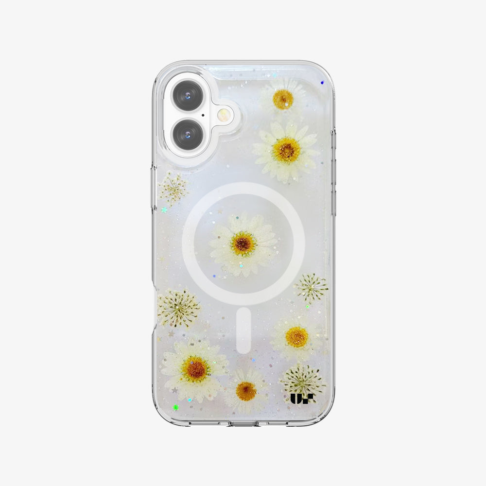 US Crystal Rock Flower MagSafe Case for iPhone 17
