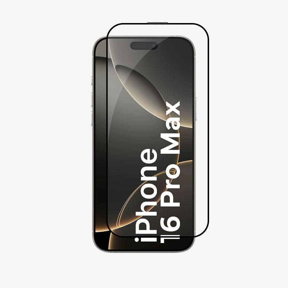 5D Full Cover Tempered Glass Screen Protector for iPhone 16 Pro Max (10 Pcs / Pack)