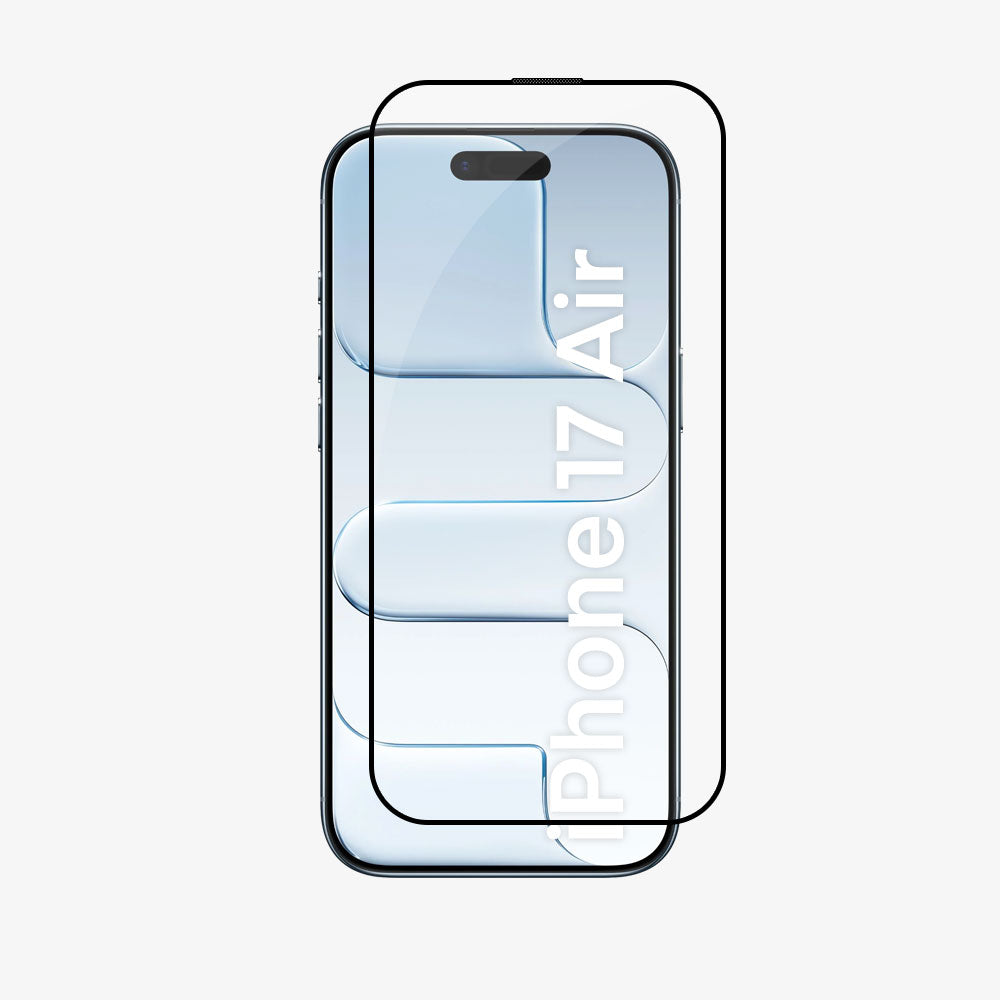 5D Full Cover Tempered Glass Screen Protector for iPhone 17 Air (10 Pcs / Pack)