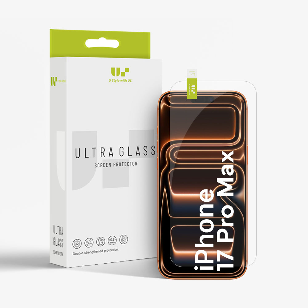 US 2.5D Tempered Glass Screen Protector for iPhone 17 Pro Max (10 Pcs / Pack)