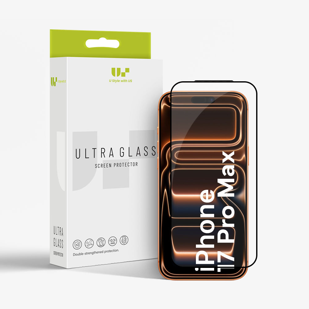 5D Full Cover Tempered Glass Screen Protector for iPhone 17 Pro Max (10 Pcs / Pack)