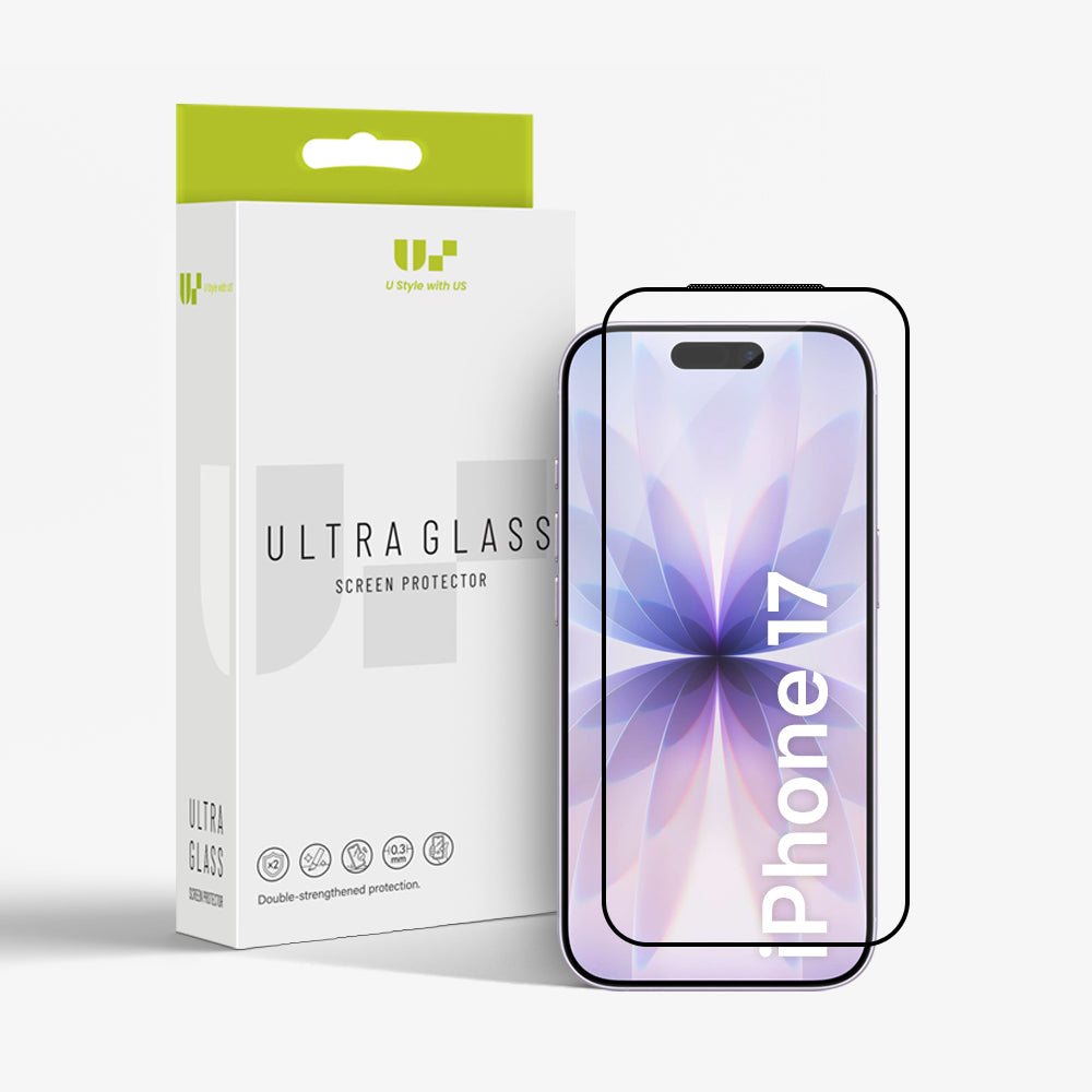 5D Full Cover Tempered Glass Screen Protector for iPhone 17 (10 Pcs / Pack)